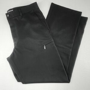 IZOD 34x32 | Solid Black Cargo Pants Golf Performance Straight Leg